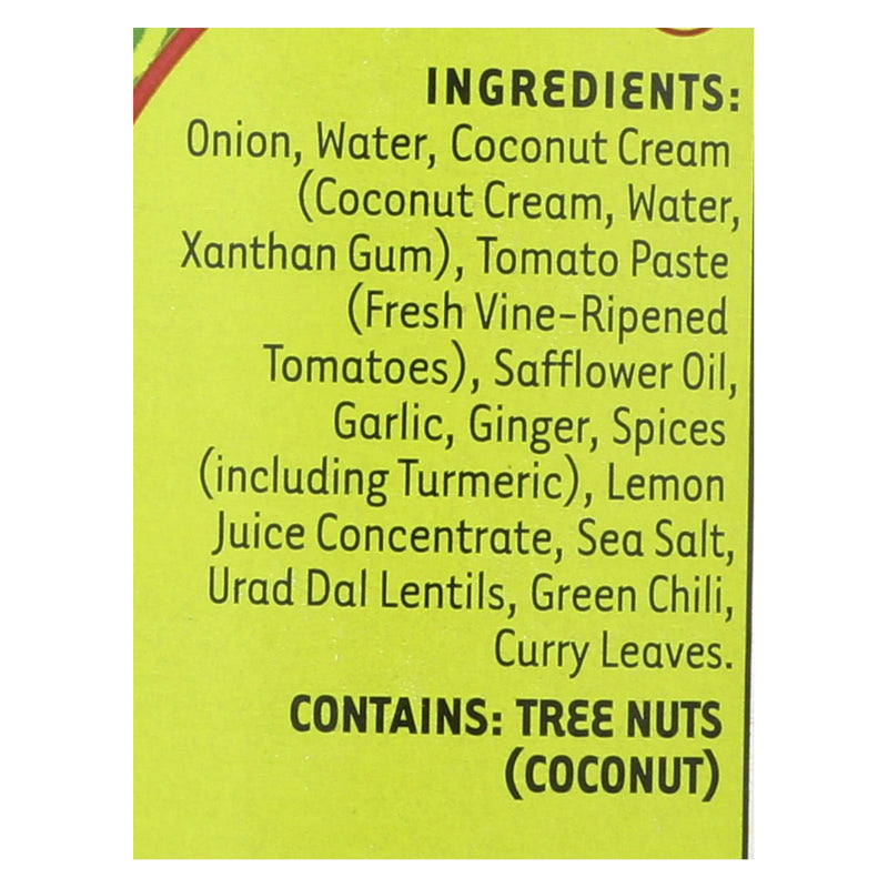 Maya Kaimal Madras Curry Simmer Sauce - Case Of 6 - 12.5 Oz. - GreatEagleInc