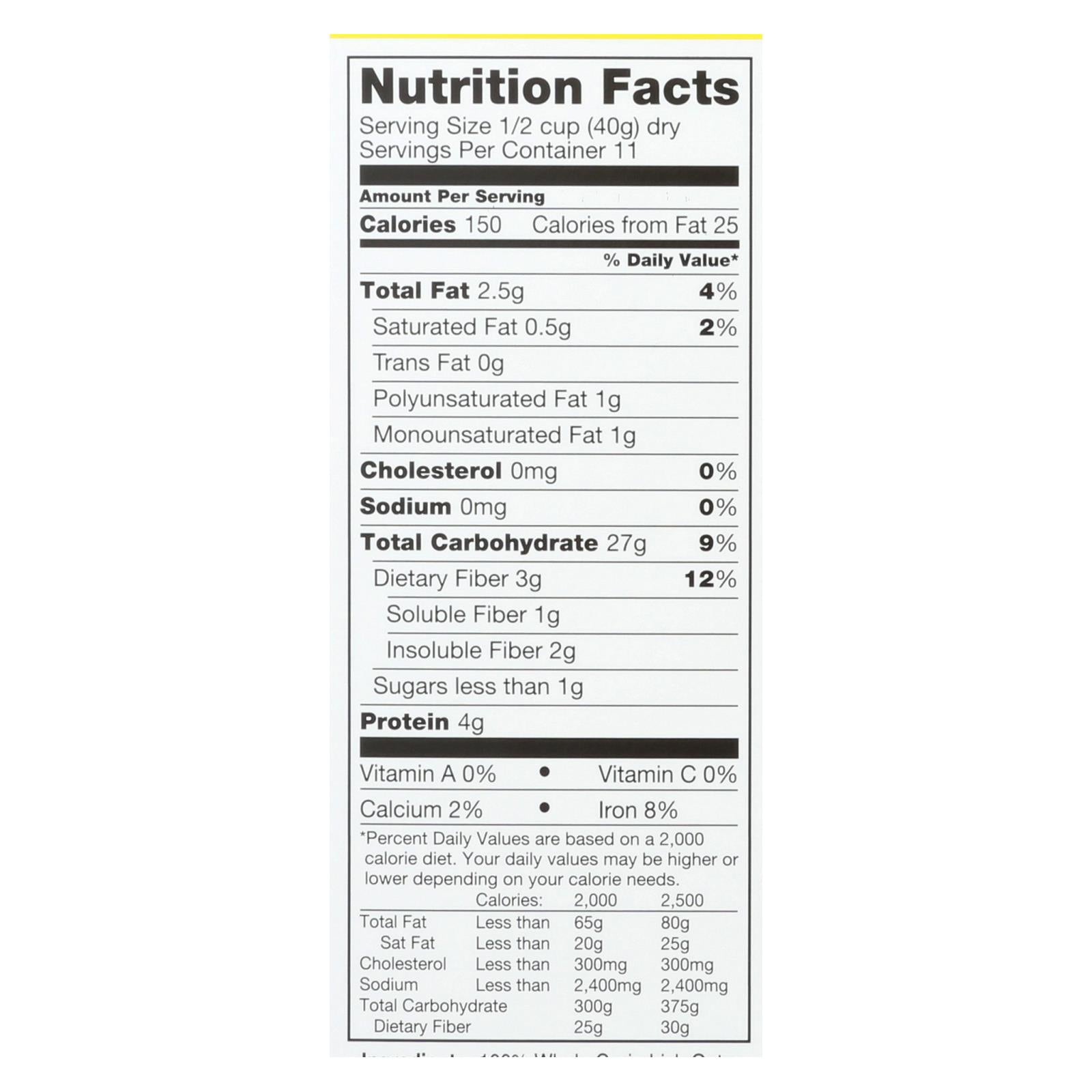 Mccann's Irish Oatmeal Quick Cooking Rolled Oats - Case Of 12 - 16 Oz. - GreatEagleInc