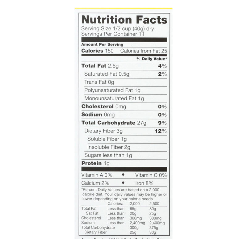 Mccann's Irish Oatmeal Quick Cooking Rolled Oats - Case Of 12 - 16 Oz. - GreatEagleInc