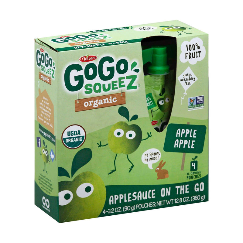 Gogo Squeeze Sauce - Apple - Case Of 12 - 3.2 Oz. - GreatEagleInc