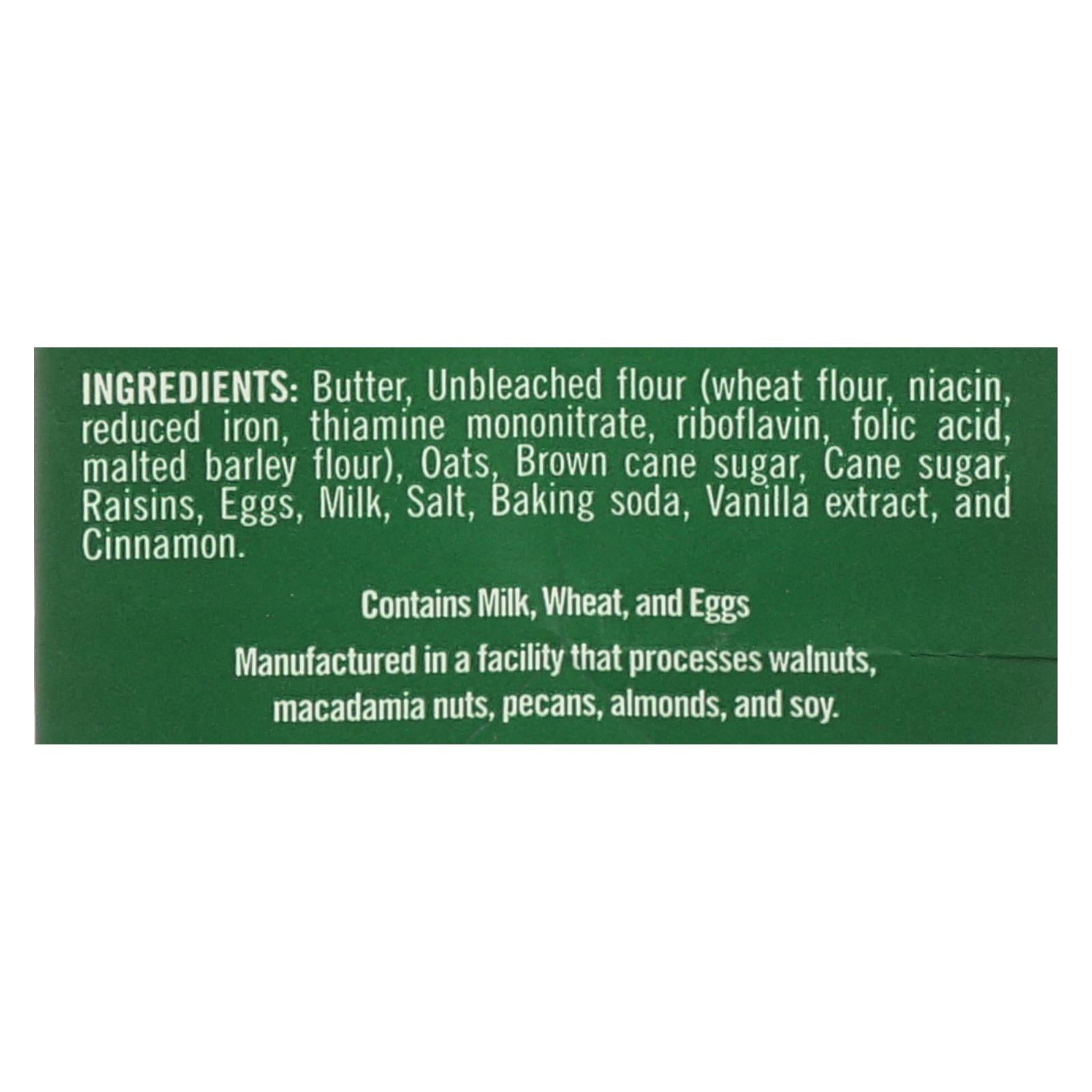 Tate's Bake Shop Oatmeal Raisin Cookies  - Case Of 12 - 7 Oz - GreatEagleInc