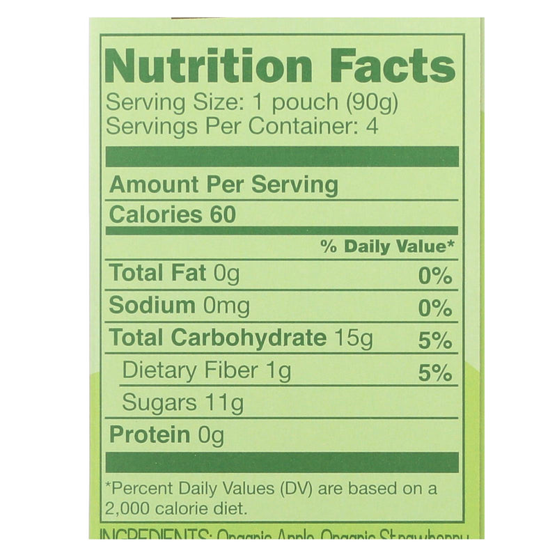 Gogo Squeeze Applesauce - Apple Strawberry - Case Of 12 - 3.2 Oz. - GreatEagleInc