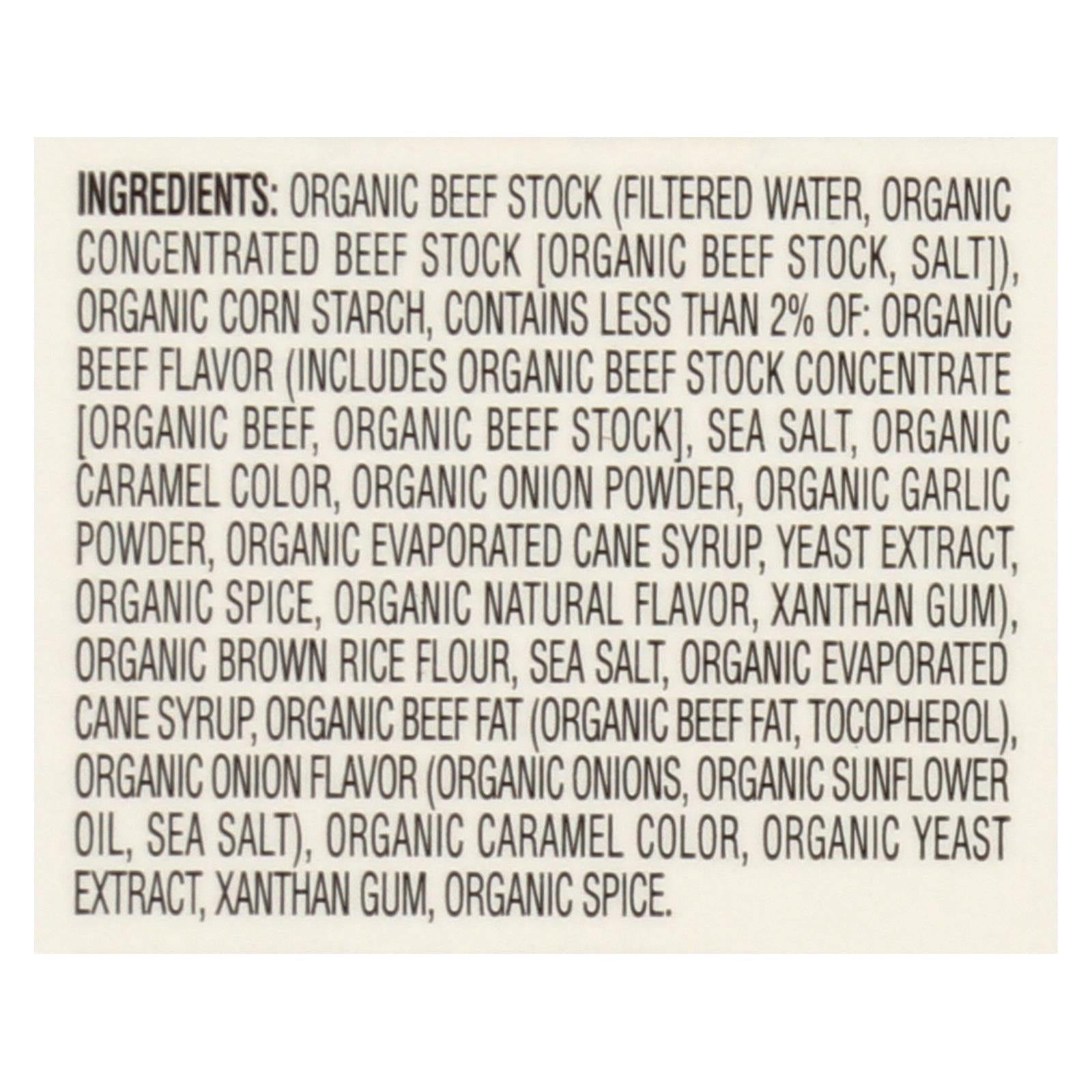 Imagine Foods Organic Gravy - Savory Beef - Case Of 12 - 13.5 Fl Oz - GreatEagleInc