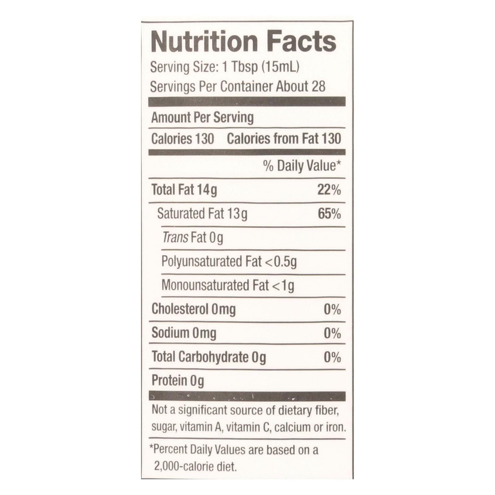 Nutiva Coconut Oil - Organic - Superfood - Virgin - Unrefined - 14 Oz - Case Of 6 - GreatEagleInc