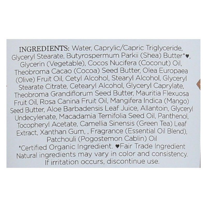 Nubian Heritage - Hand Cream Patchouli&buriti - 1 Each - 4 Oz - GreatEagleInc