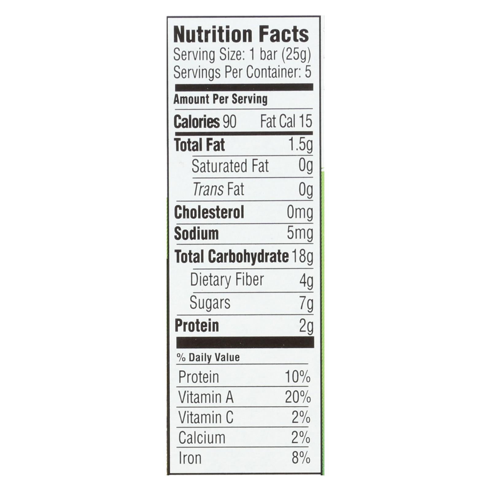 Happy Tot Soft Baked Oat Bar Organic Apples & Spinach  - Case Of 6 - 5/.88oz - GreatEagleInc