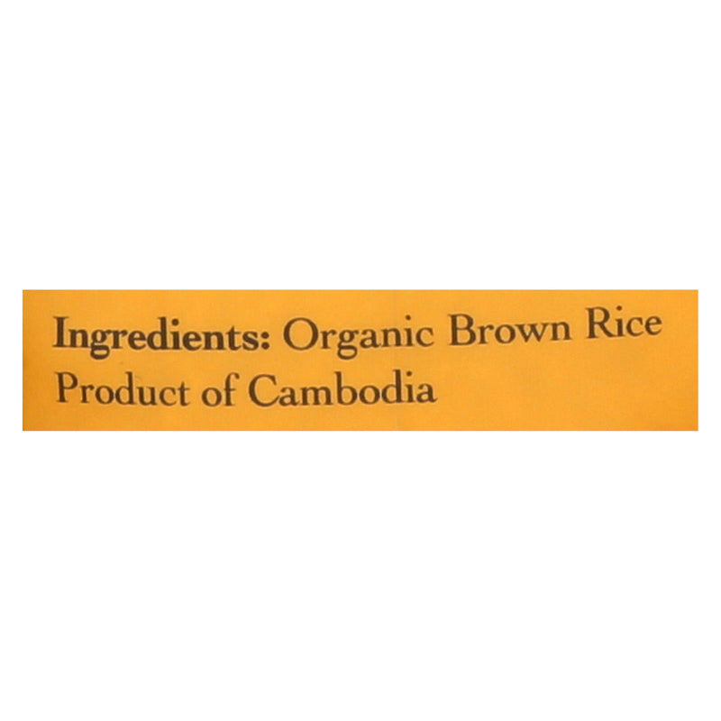 Lotus Foods Organic - Rice - Brown - Jasmine - Case Of 6 - 30 Oz - Eco-Friendly Home & Grocery