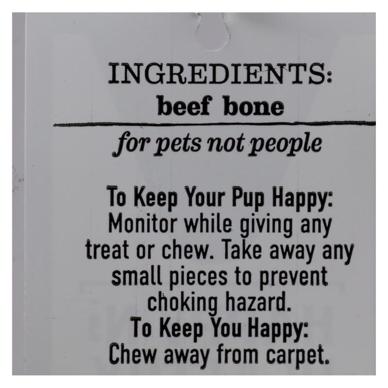 Happy N Healthy Pet - Dog Bone Beef Rib - Case Of 12 - 1 Ct - GreatEagleInc