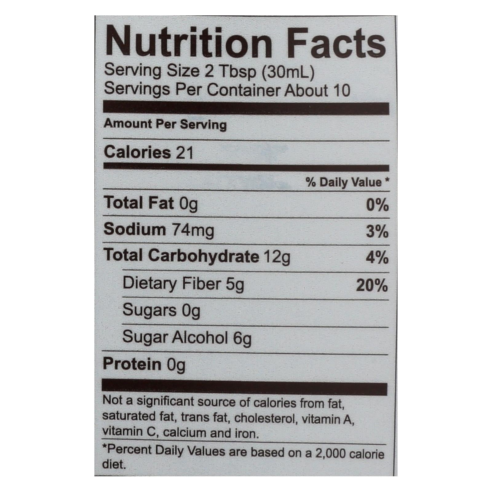 Lakanto Monk Fruit Sweetened Maple Flavored Syrup  - Case Of 8 - 13 Fz - GreatEagleInc