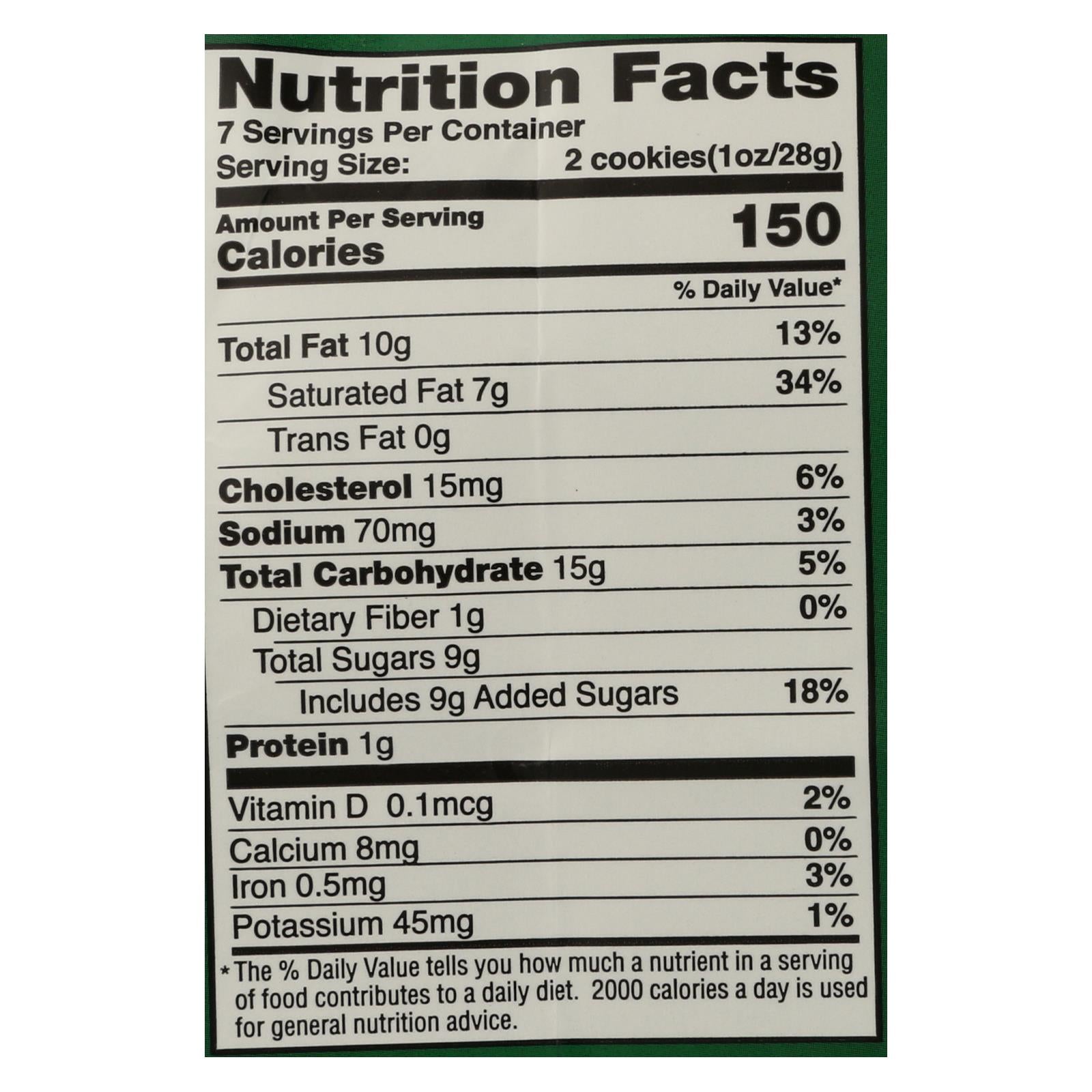 Tate's Bake Shop Coconut Crisp Cookies  - Case Of 12 - 7 Oz - GreatEagleInc