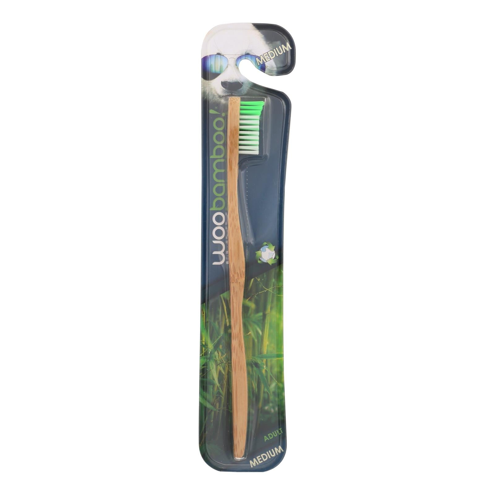 Woobamboo! Adult Medium Toothbrushes  - Case Of 6 - Ct - GreatEagleInc