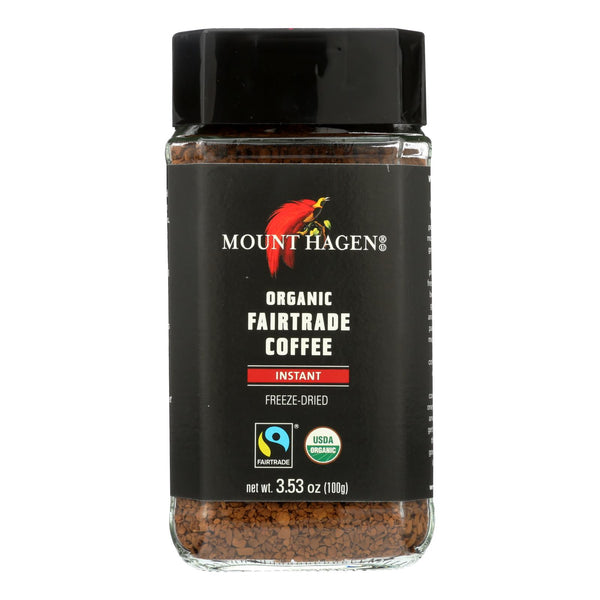 Mount Hagen Instant Organic Fairtrade Coffee  - Case Of 6 - 3.53 Oz - Home & Garden