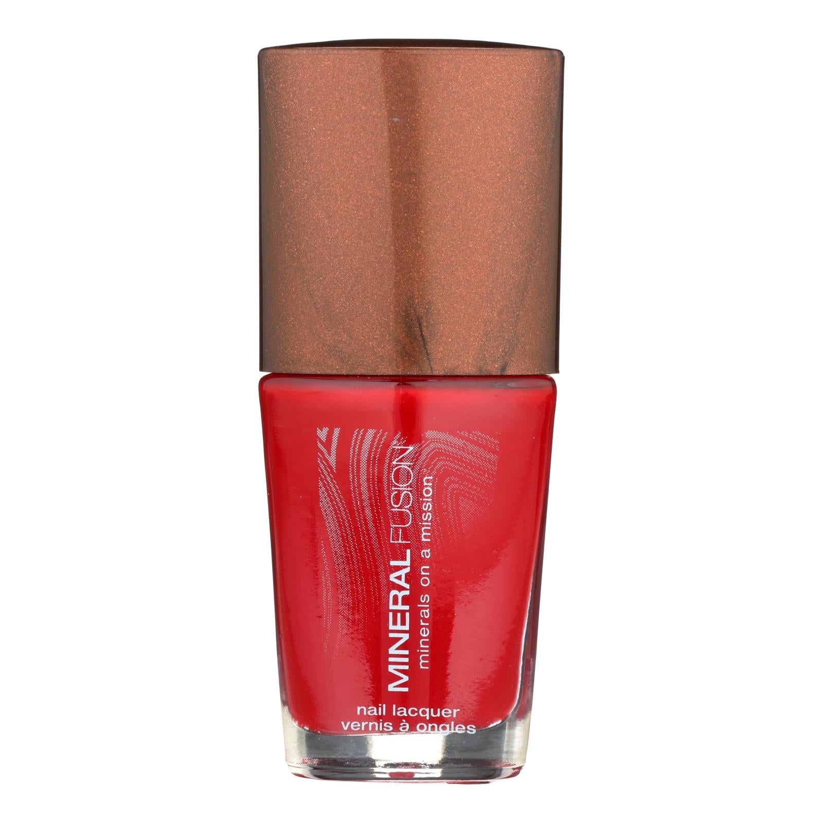 Mineral Fusion - Nail Polish - Crimson Clay - 0.33 Oz. - GreatEagleInc