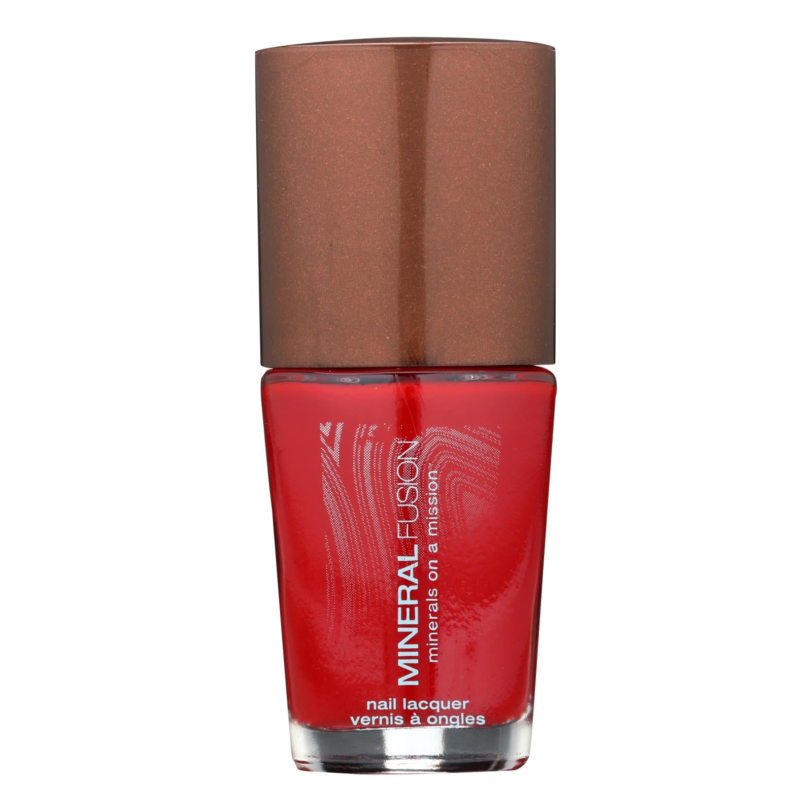 Mineral Fusion - Nail Polish - Fiery Lava - 0.33 Oz. - GreatEagleInc