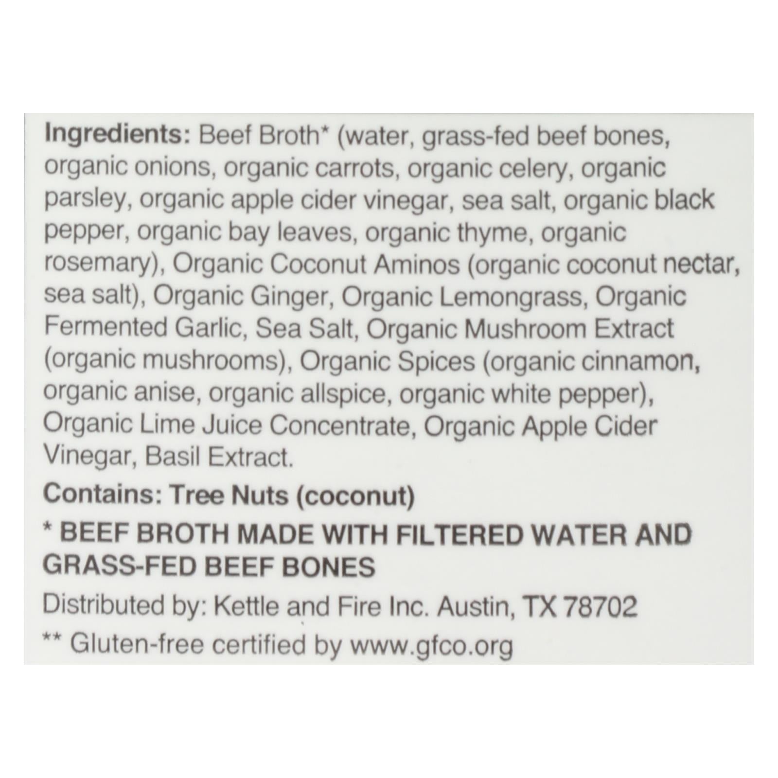 Kettle And Fire - Bone Broth Beef Pho - Case Of 6 - 16.9 Fz - GreatEagleInc