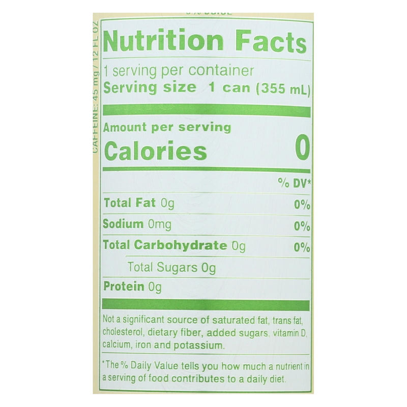 Zevia - Tea Black Peach - Case Of 12 - 12 Fz - GreatEagleInc