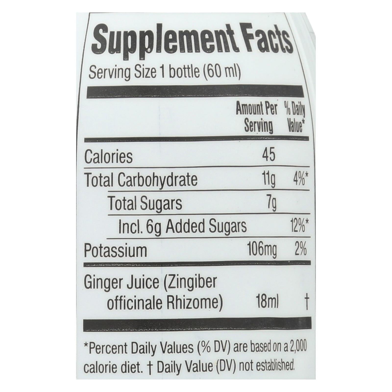 Ginger People - Ginger Shot Rescue Lemon Cynn - Case Of 12 - 2 Fz - GreatEagleInc