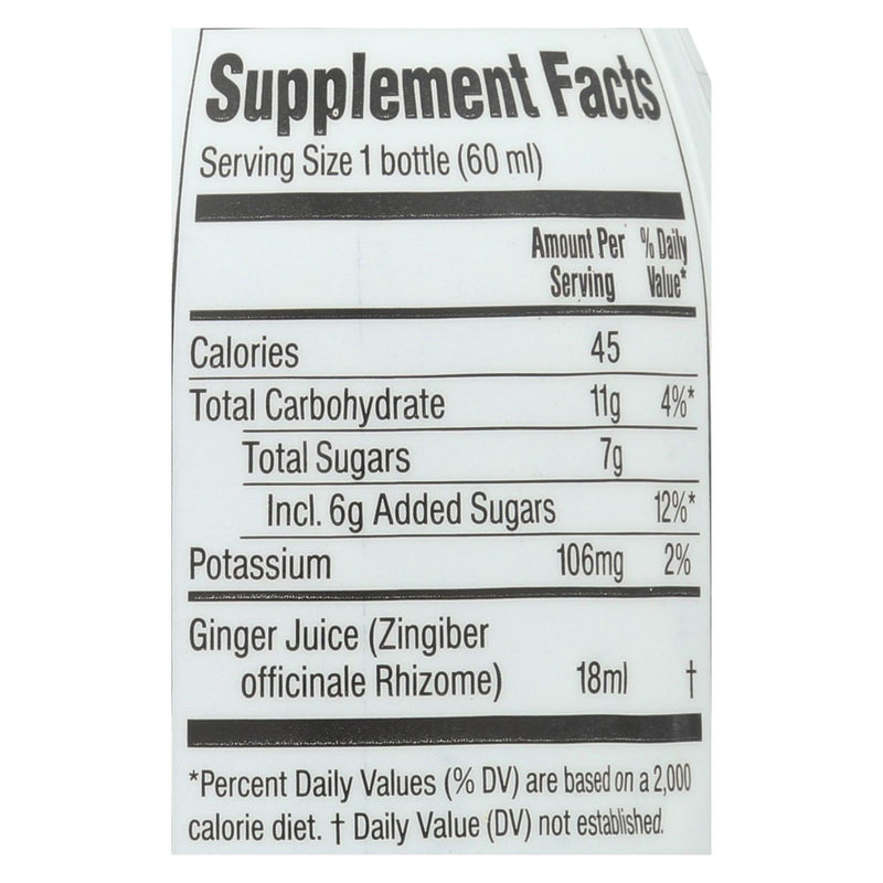 Ginger People - Ginger Shot Rescue Lemon Cynn - Case Of 12 - 2 Fz - GreatEagleInc