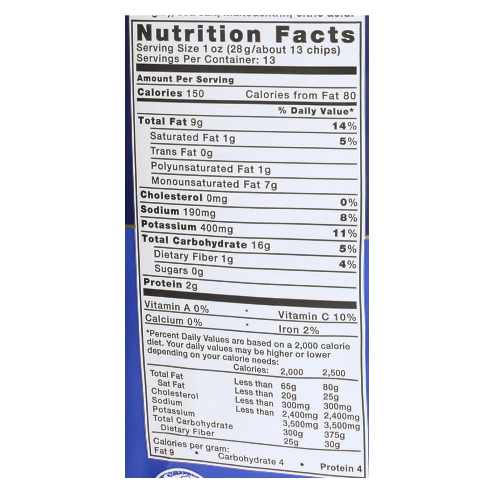 Kettle Brand - Potato Chps Sea Salt & Vngar - Case Of 9 - 13 Oz - Eco-Friendly Home & Grocery