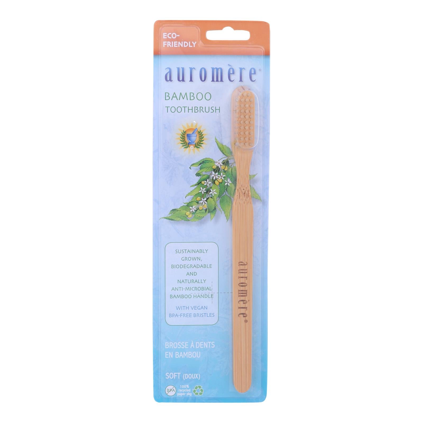 Auromere - Tbrush Bamboo - Case Of 6 - 1 Ct - GreatEagleInc
