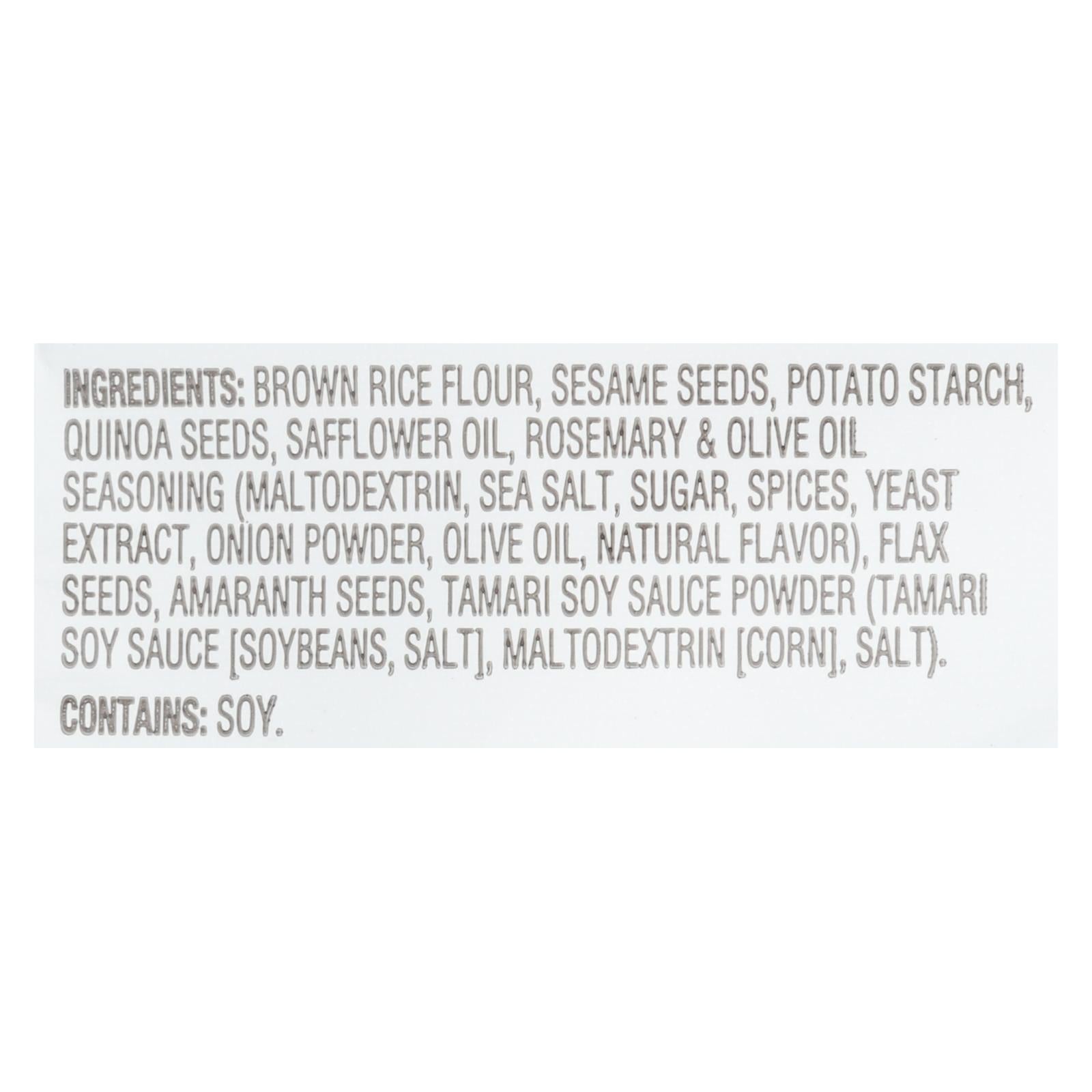 Crunchmaster - Multiseed Crckr Rsmry&olv - Case Of 12 - 4 Oz - GreatEagleInc