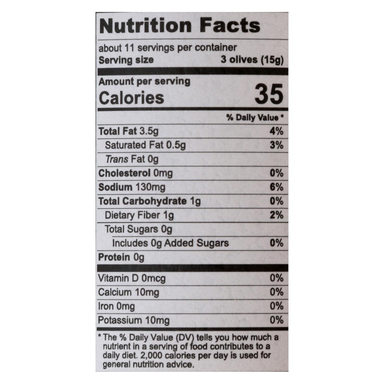 Divina - Olives Castelvetrano - Case Of 6 - 6 Oz - GreatEagleInc