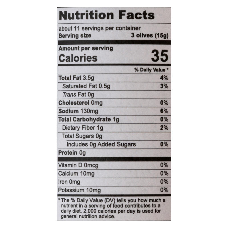 Divina - Olives Castelvetrano - Case Of 6 - 6 Oz - GreatEagleInc