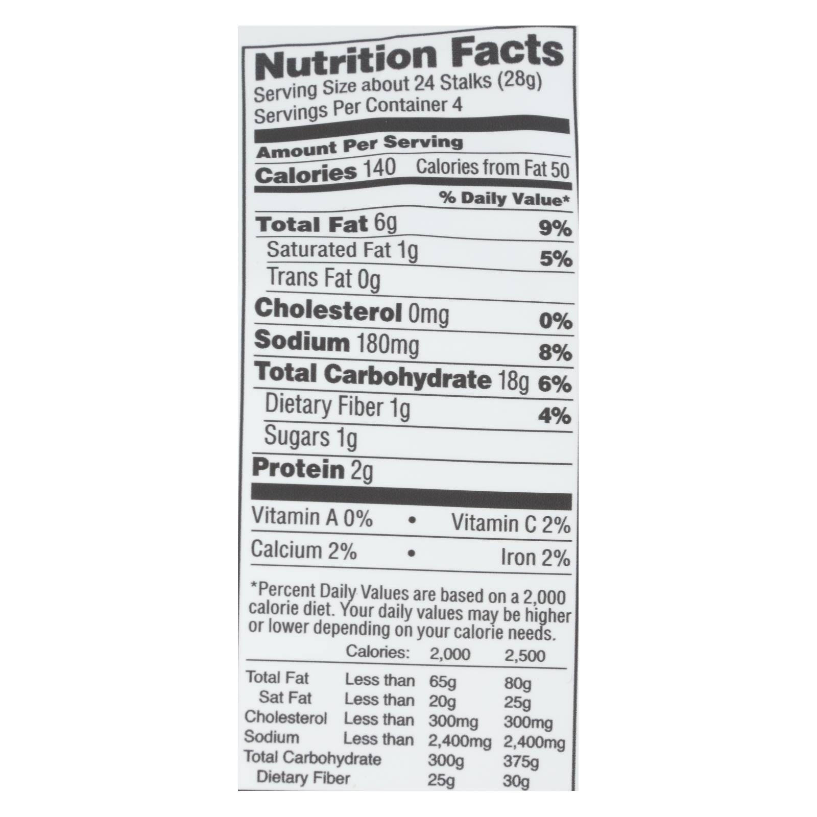 From The Ground Up - Stalk Sea Salt Cauliflwr - Case Of 12 - 4 Oz - GreatEagleInc