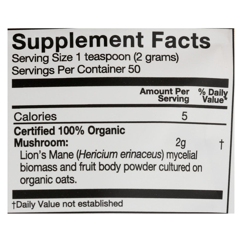 Om Organic Mushroom Powder  - 1 Each - 3.5 Oz - GreatEagleInc