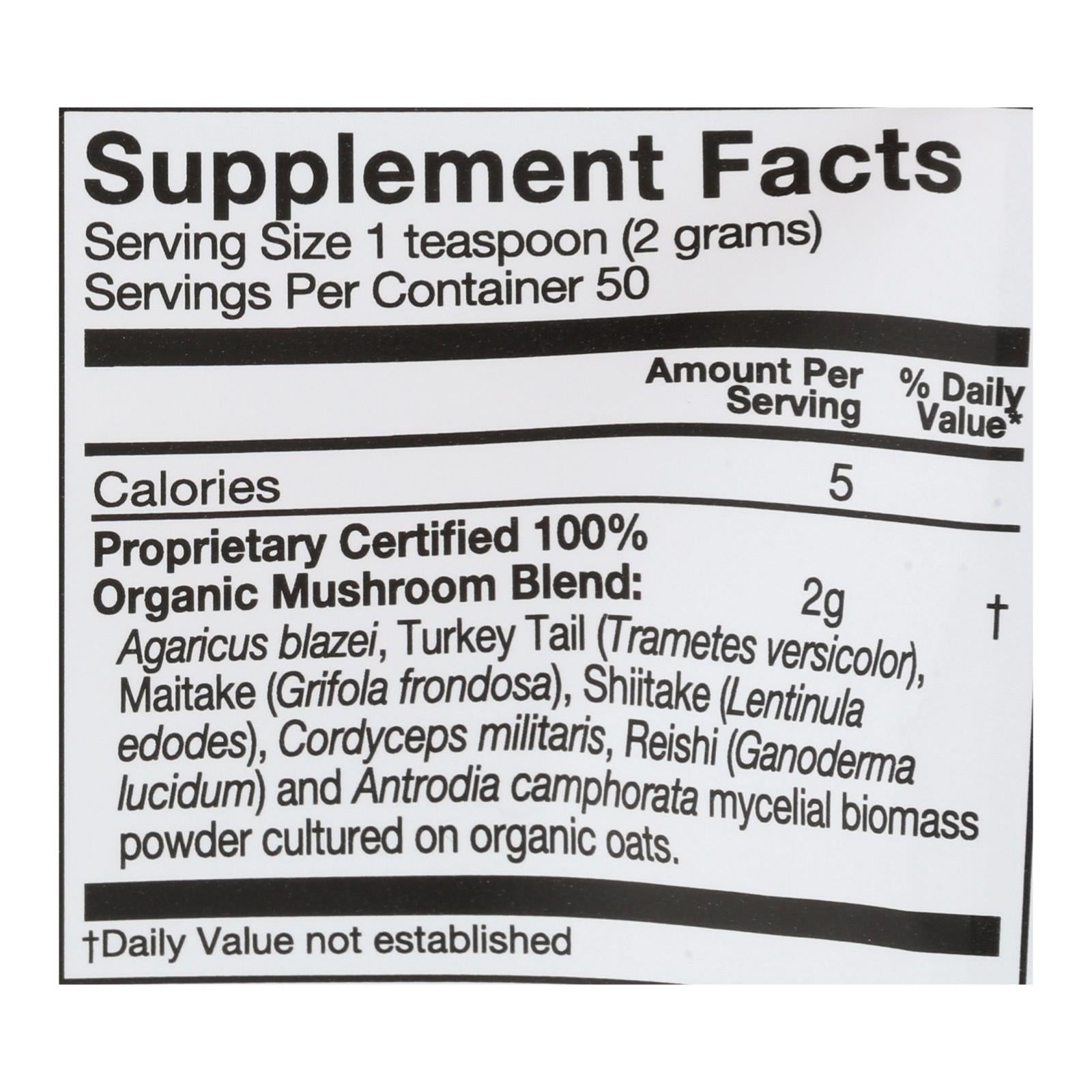 Om - Immune Organic Powder 100grm - 1 Each - 3.5 Oz - GreatEagleInc