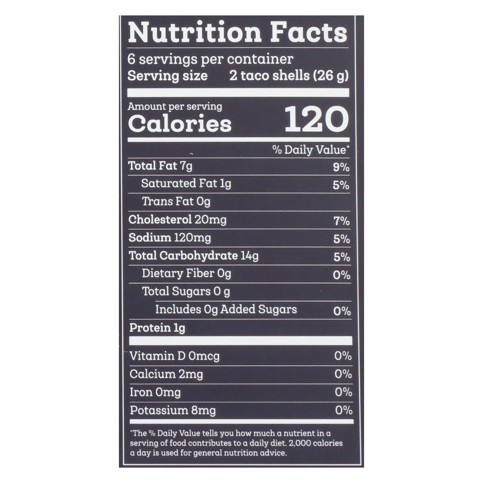 Siete - Taco Shells Grain Free - Case Of 12 - 5.5 Oz - GreatEagleInc