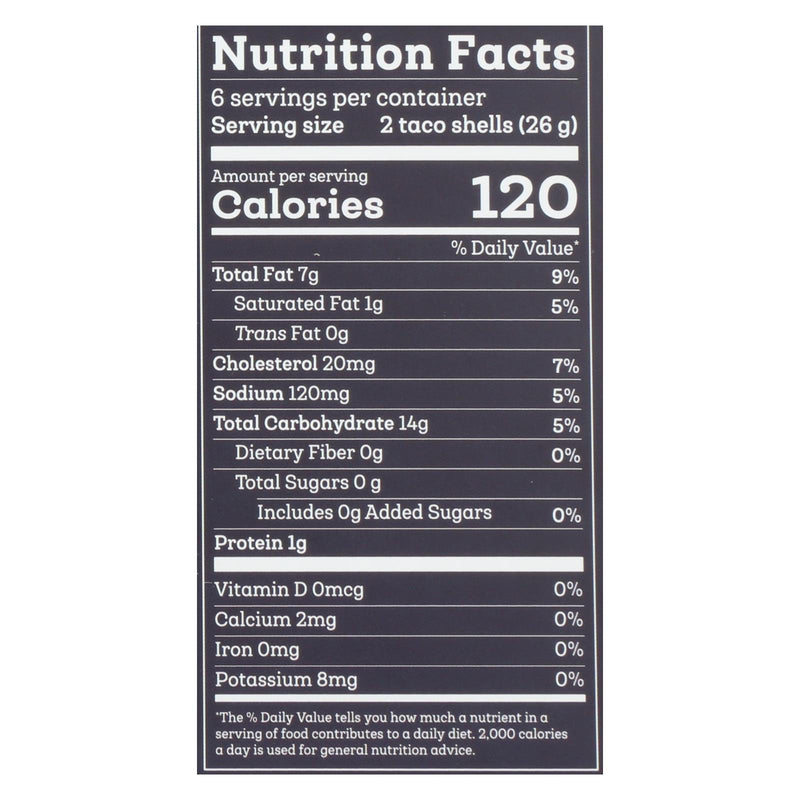 Siete - Taco Shells Grain Free - Case Of 12 - 5.5 Oz - GreatEagleInc