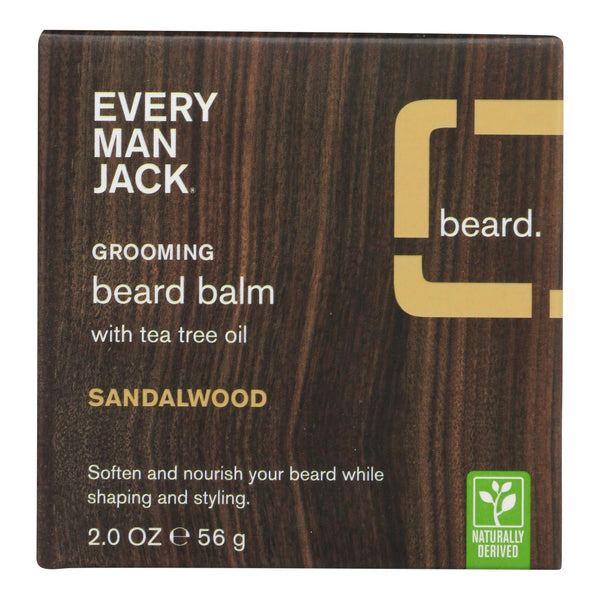Every Man Jack - Beard Balm Sandalwood - 1 Each - 2 Oz - GreatEagleInc