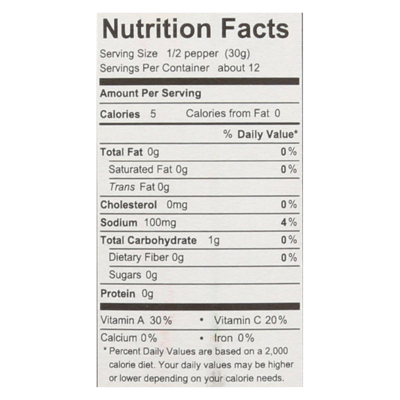 Divina, Organic Fire Roasted Sweet Peppers  - Case Of 6 - 16.2 Oz - GreatEagleInc