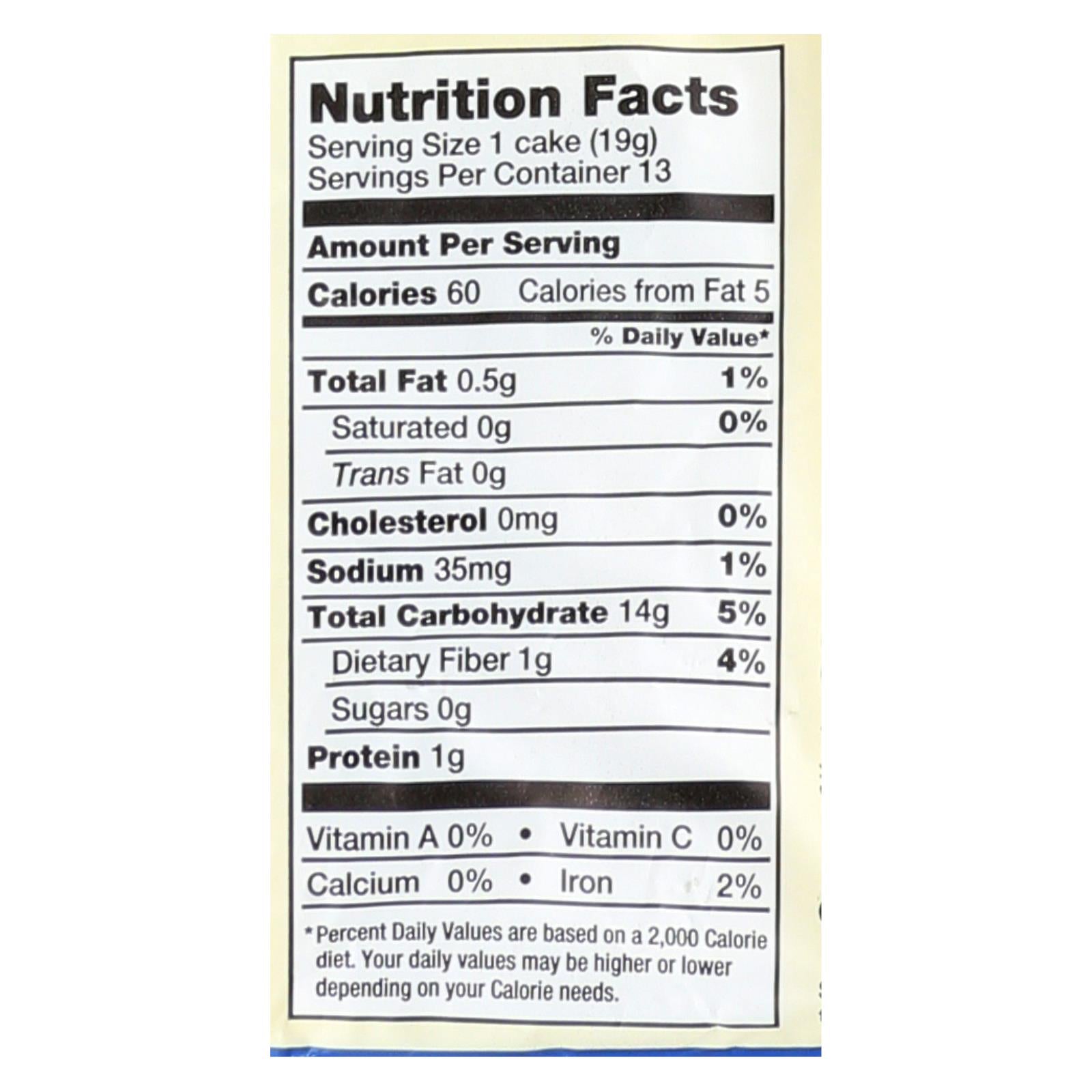 Lundberg Family Farms - Rice Cake Brown Saltd - Case Of 6-8.5 Oz - GreatEagleInc