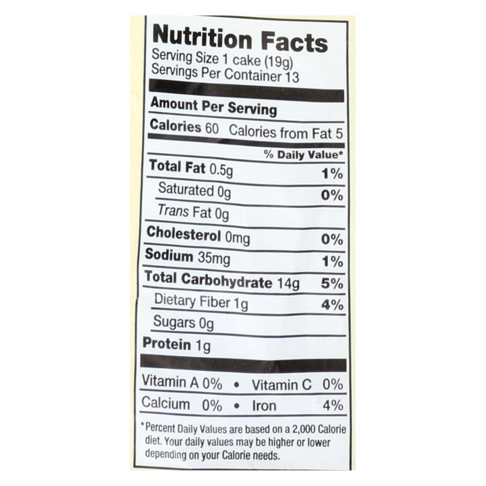 Lundberg Family Farms - Rice Cake Wild Ls - Case Of 6-8.5 Oz - GreatEagleInc