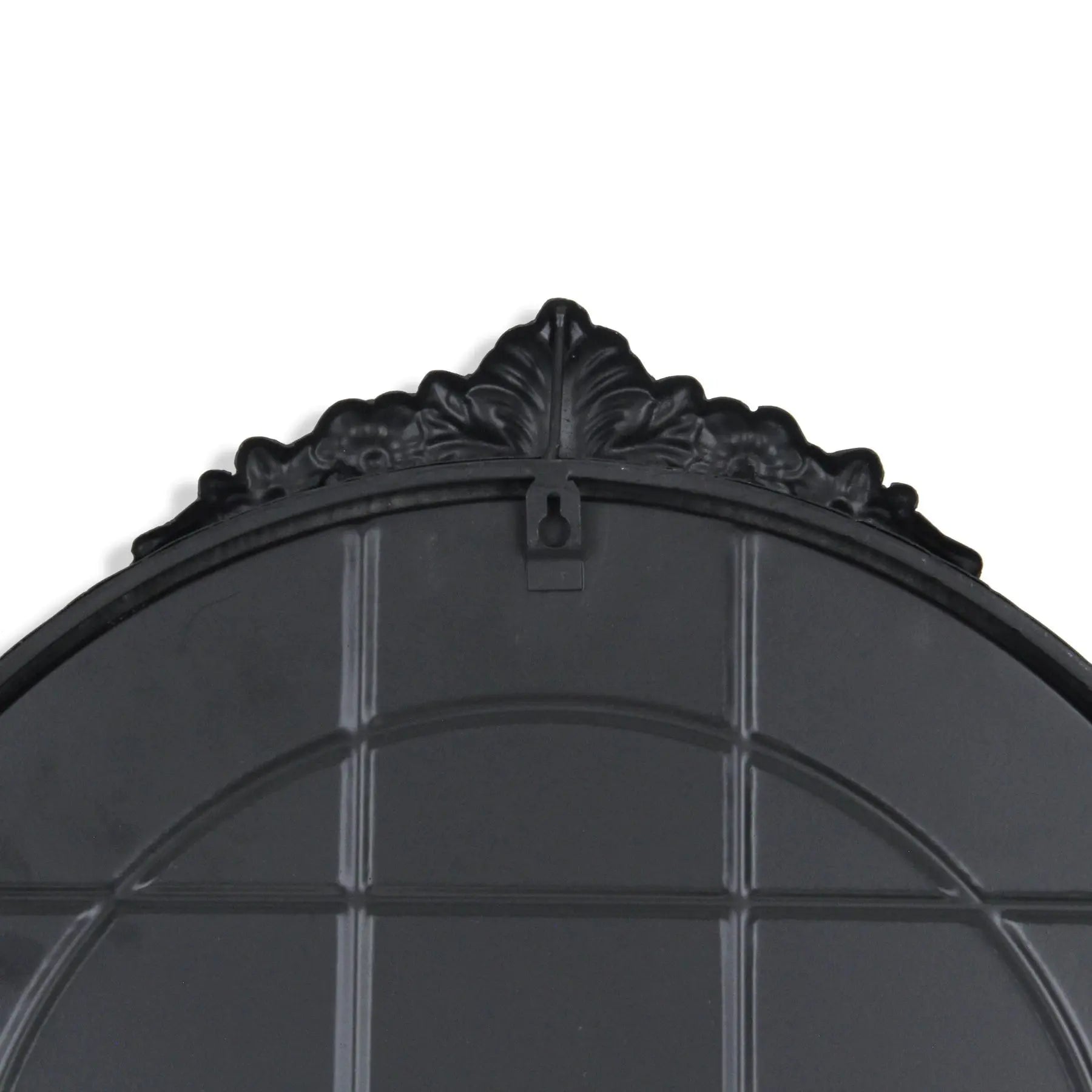 34" Black Metal Arch Accent Mirror Homeroots Bed & Bath