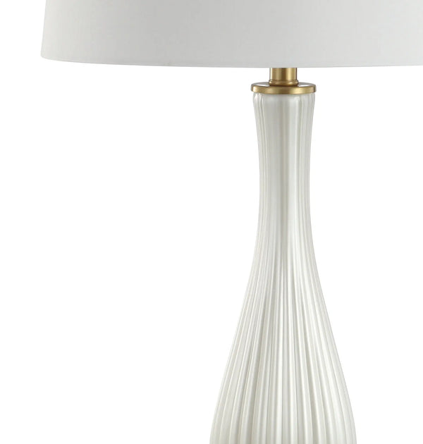34" Gold Novelty Table Lamp With Globe Shade Homeroots Lighting