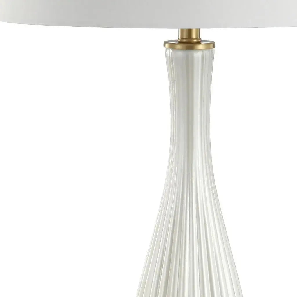 34" Gold Novelty Table Lamp With Globe Shade Homeroots Lighting