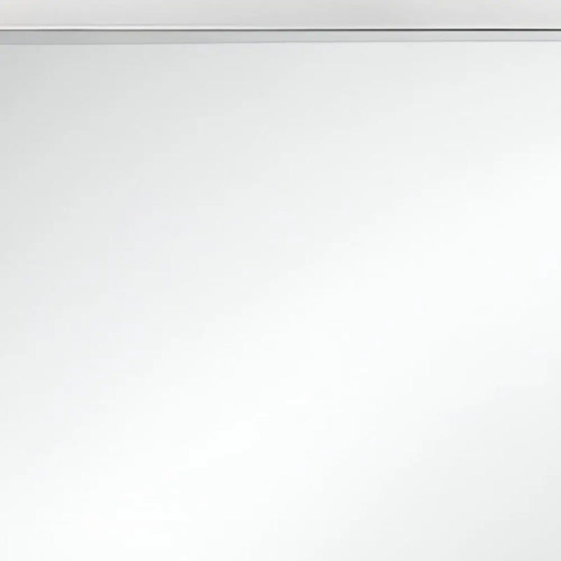 34" White Wood Framed Accent Mirror Homeroots Bed & Bath