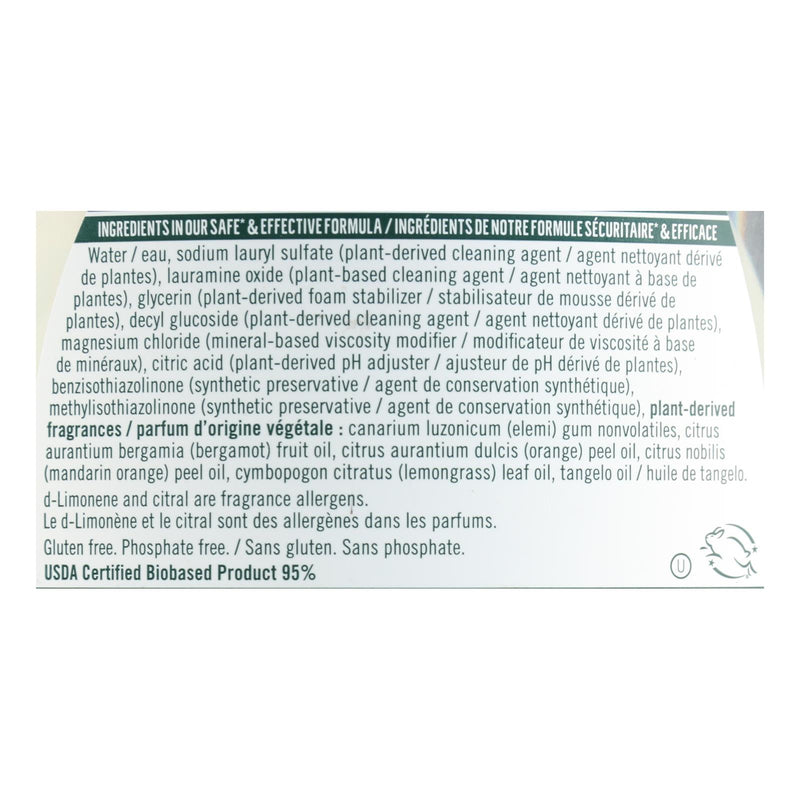 Seventh Generation - Dish Liquid Lemongrass Clementine - Case Of 6-19 Fz - GreatEagleInc