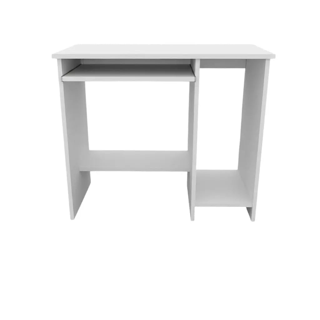 35" White Wood Computer Desk Homeroots Office