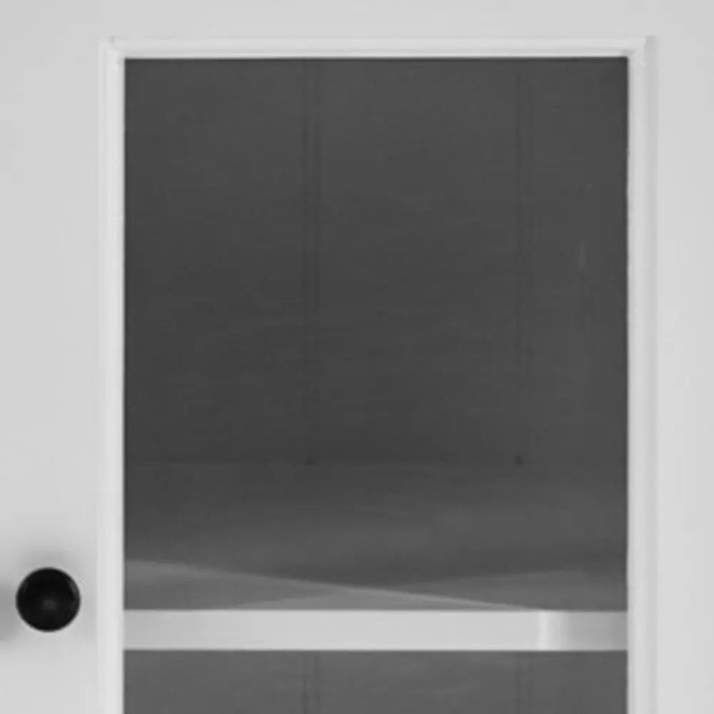 35" White Wood and Glass Two Door Accent Cabinet Homeroots Kitchen & Dining