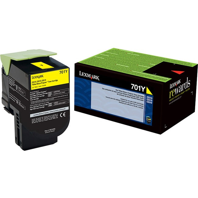 Lexmark 701Y Toner Cartridge - Computers & Electronics
