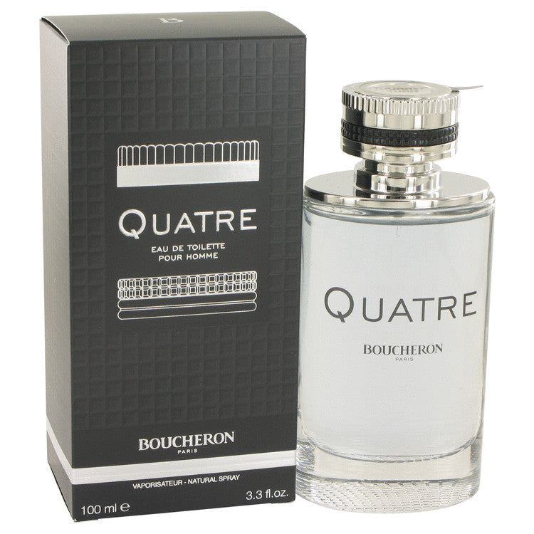 Quatre by Boucheron Eau De Toilette Spray for Men - 3.4oz / Regular - Beauty & Fragrance