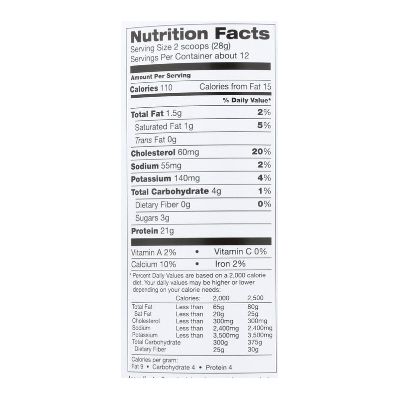 Teras Whey Protein Powder - Whey - Organic - Bourbon Vanilla - 12 Oz - Eco-Friendly Home & Grocery