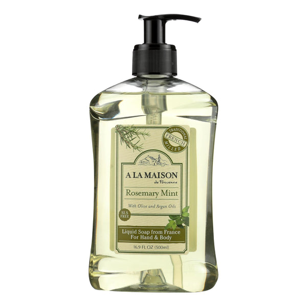 A La Maison - French Liquid Soap - Rosemary Mint - 16.9 Fl Oz - Eco-Friendly Home & Grocery