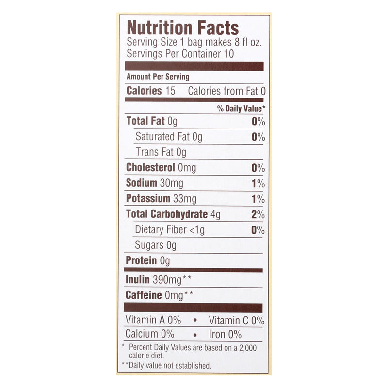 Teeccino Organic Herbal Coffee - Dandelion Dark Roast - 10 Bags - Case Of 6 - GreatEagleInc