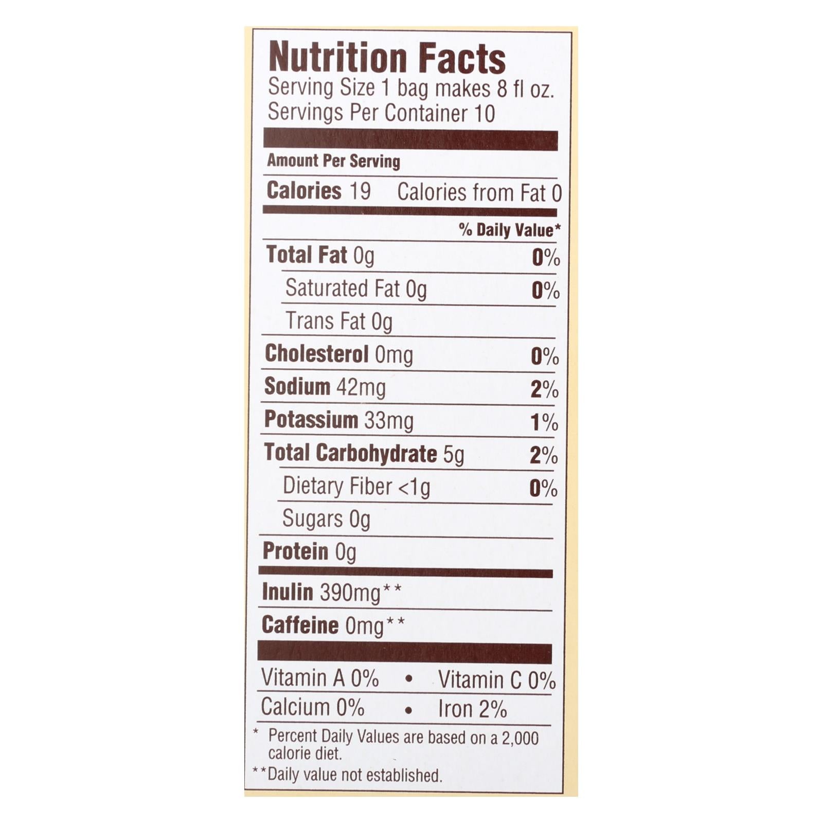 Teeccino Organic Herbal Coffee - Dandelion Caramel Nut - 10 Bags - Case Of 6 - GreatEagleInc