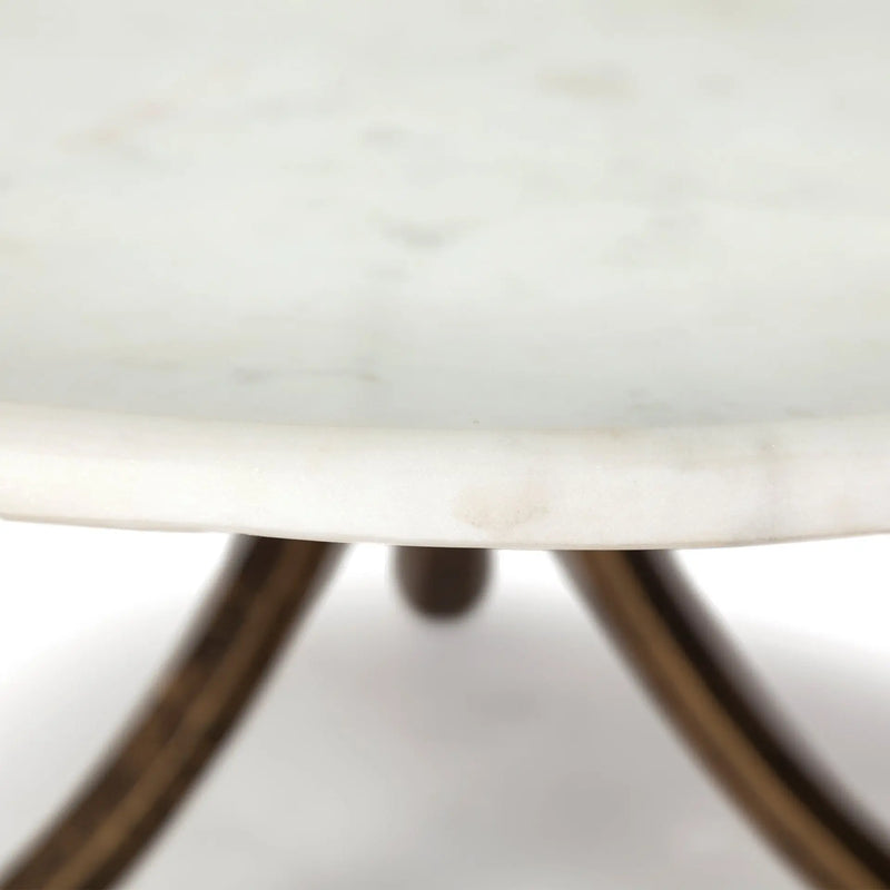 36" Brown and Gold Wood and Metal Round Coffee Table With Shelf Homeroots Living Room